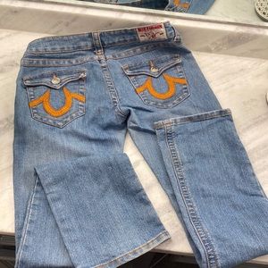 Light blue woman’s True Religion Jeans